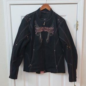 Women Harley riding jacket